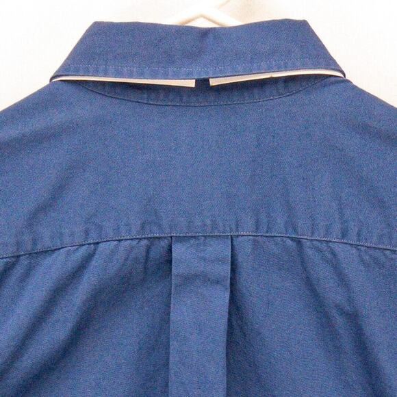 Soft Twill Work Shirt Relaxed Fit Men's Large Outdoor Comfort Roundtree & Yorke - Picture 13 of 14